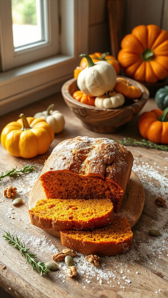 moist gluten free pumpkin bread