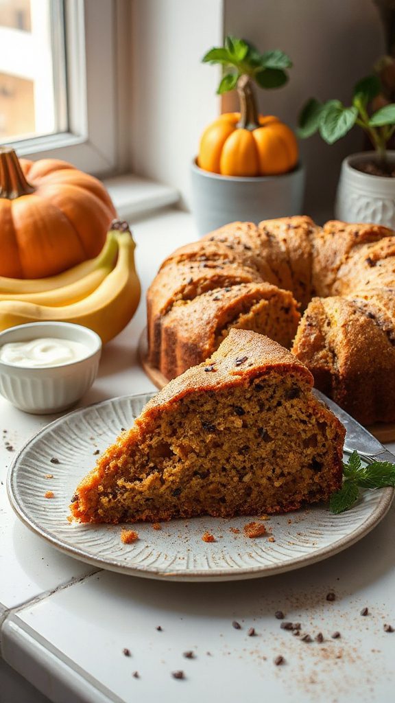 moist pumpkin coffee cake