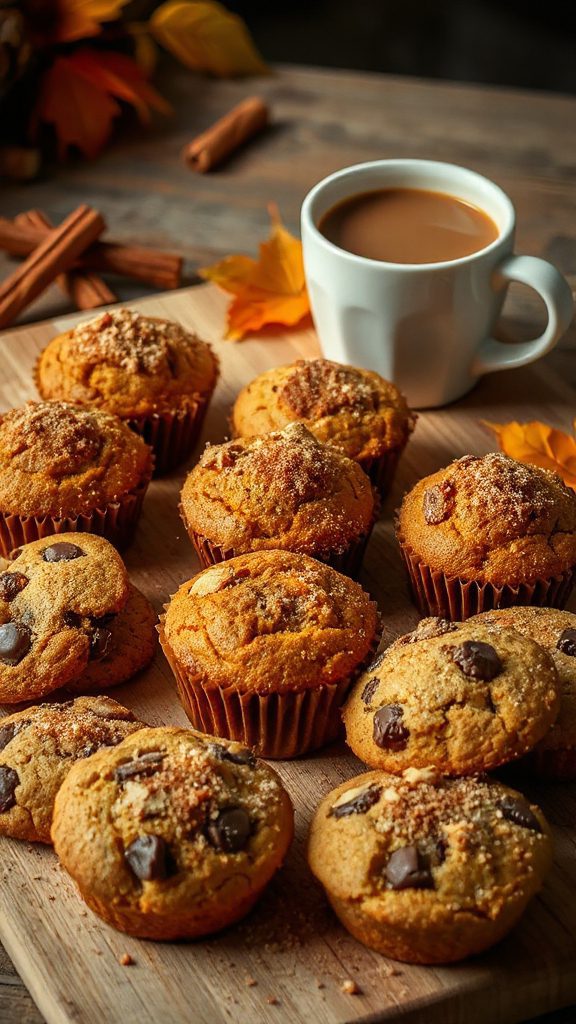 moist spiced pumpkin muffins