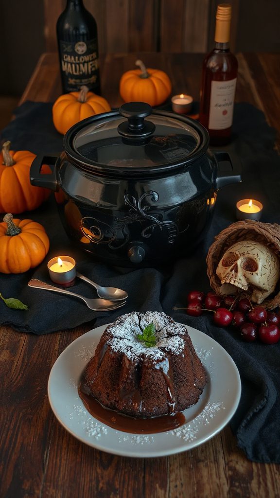 molten chocolate dessert delight