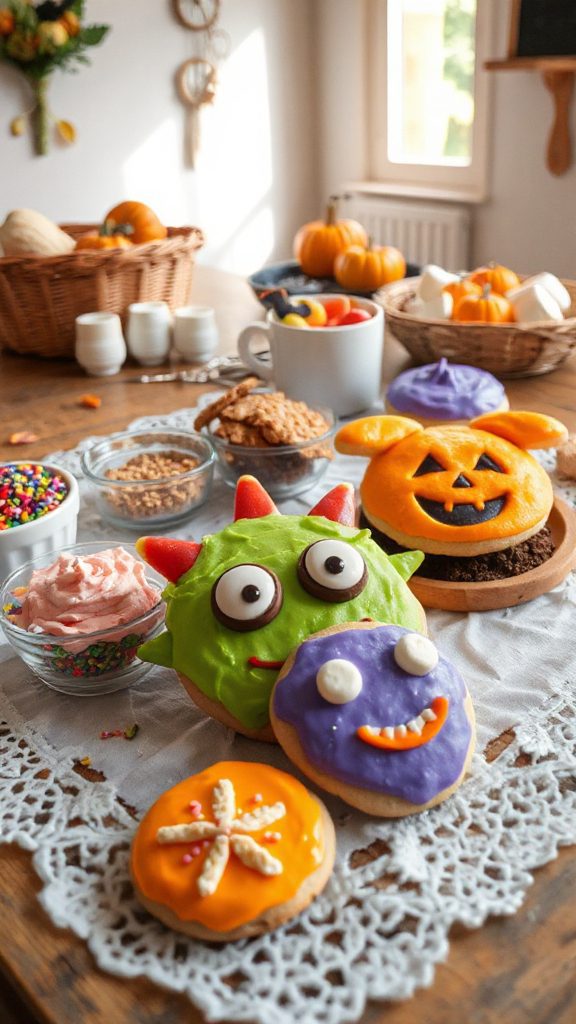 monster face cookie fun