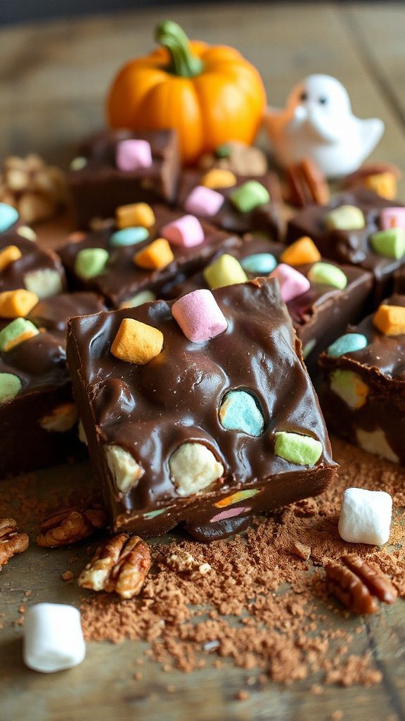 monster munch halloween fudge