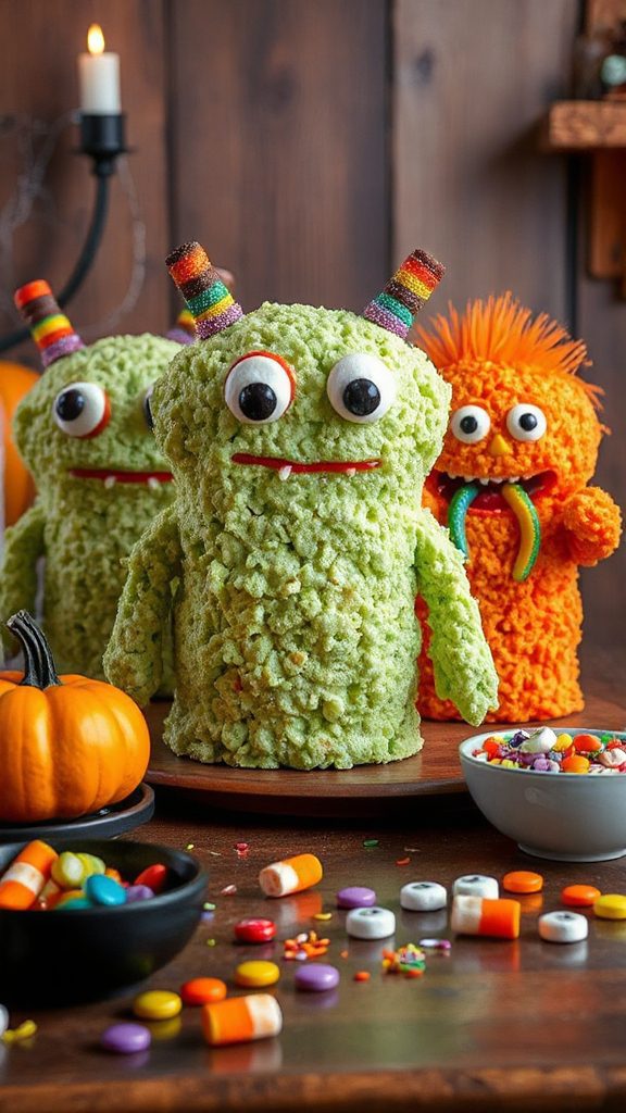 monster rice krispie treats