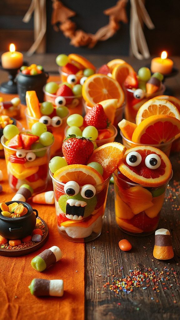 monster themed fruit snack