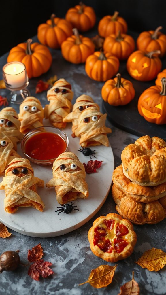 monster themed pizza rolls recipe
