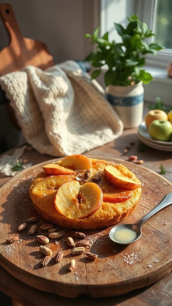 muffin pudding with apples