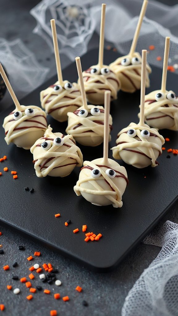 mummy cake pops recipe