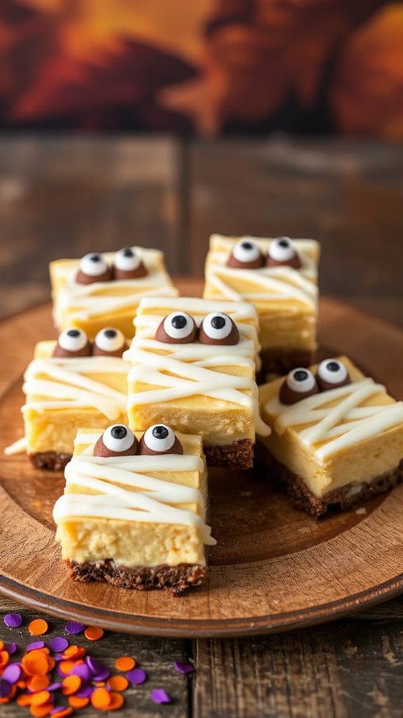 mummy cheesecake bars recipe