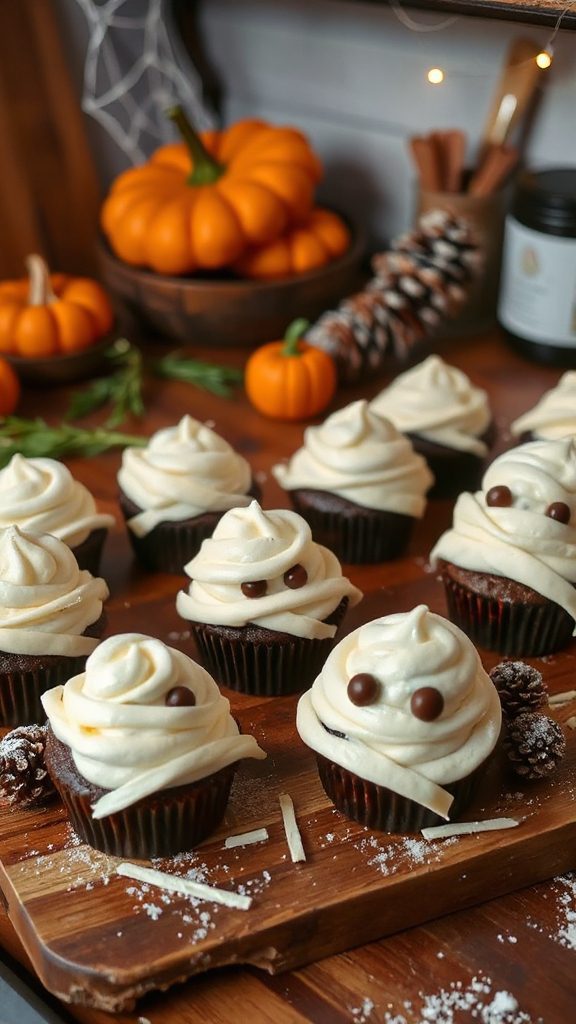 mummy chocolate cupcakes recipe