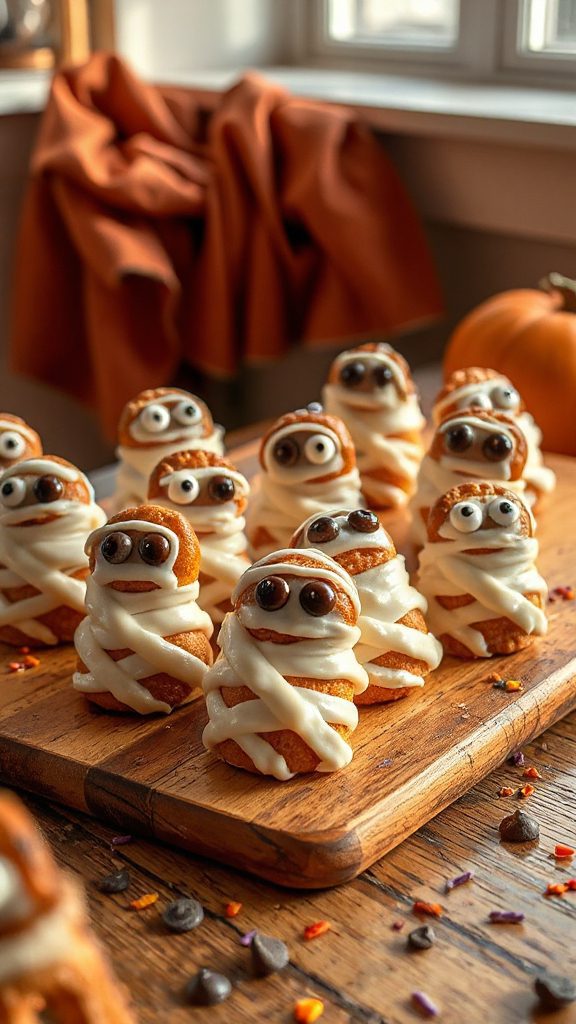 mummy pretzel bites recipe