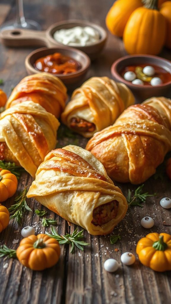 mummy sausage roll appetizer
