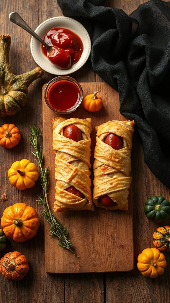 mummy wrapped hot dogs recipe