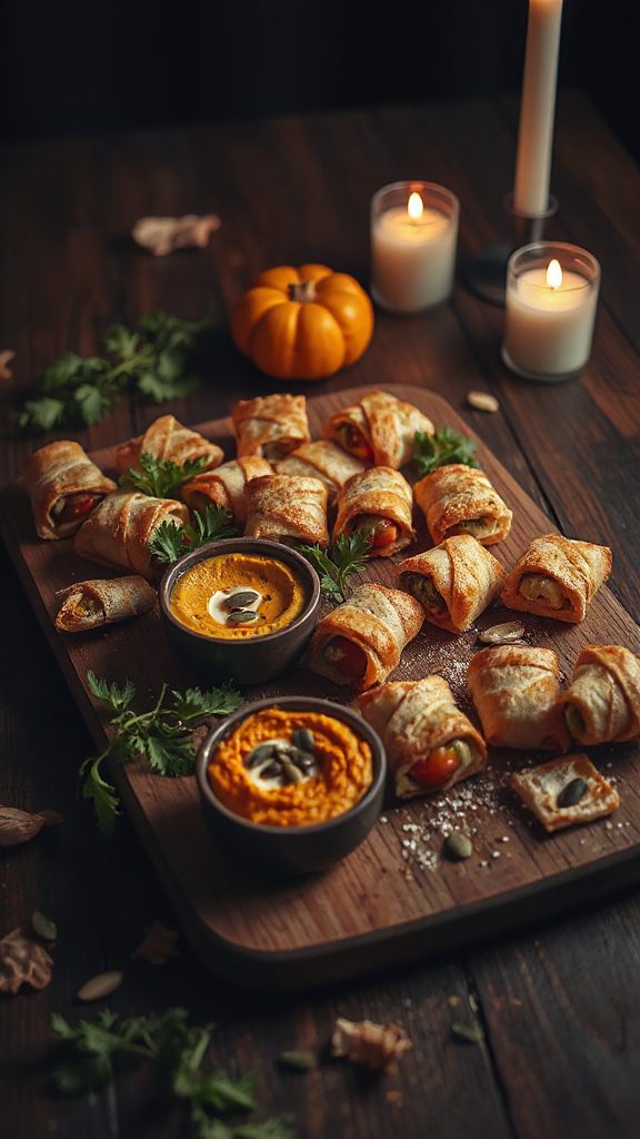 mummy wrapped sausage appetizers