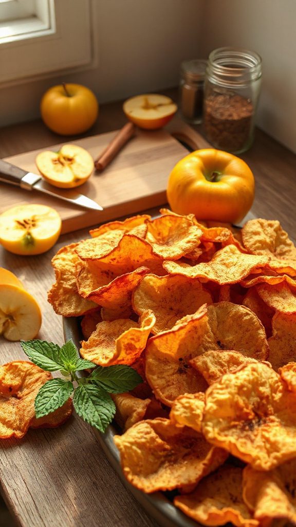 naturally sweet apple chips