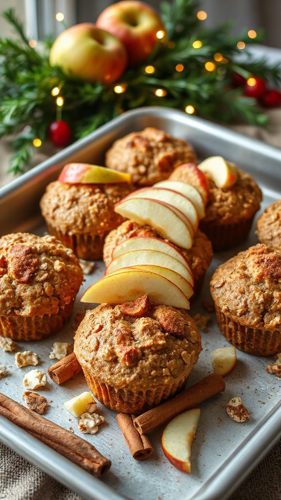 no bake apple cinnamon muffins