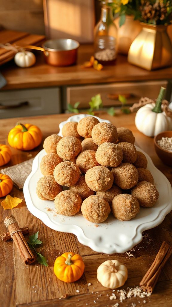 no bake cinnamon sugar bites