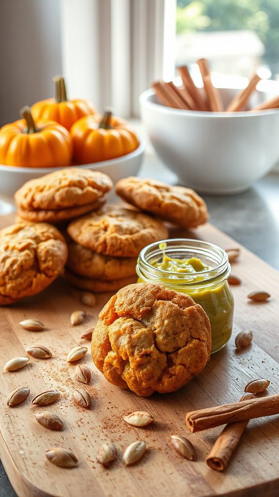 no bake protein pumpkin cookies