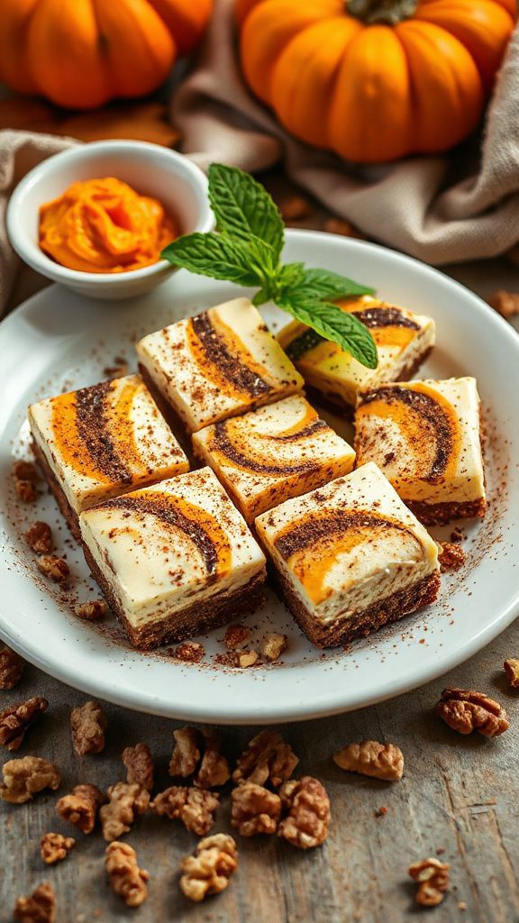 no bake pumpkin cheesecake bites