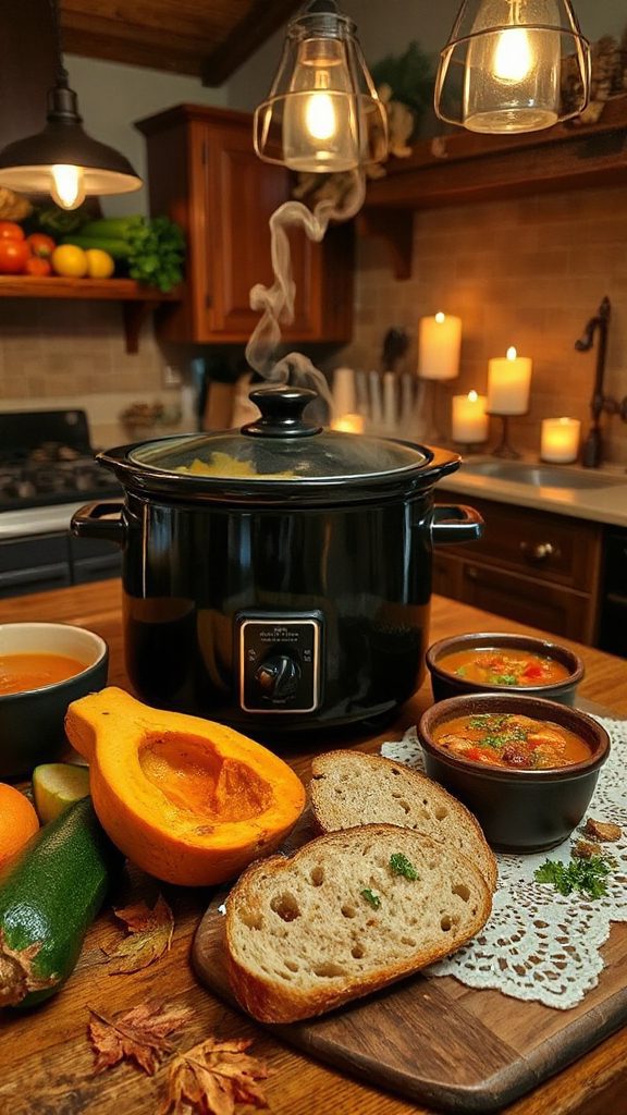 nourishing halloween vegetable soup