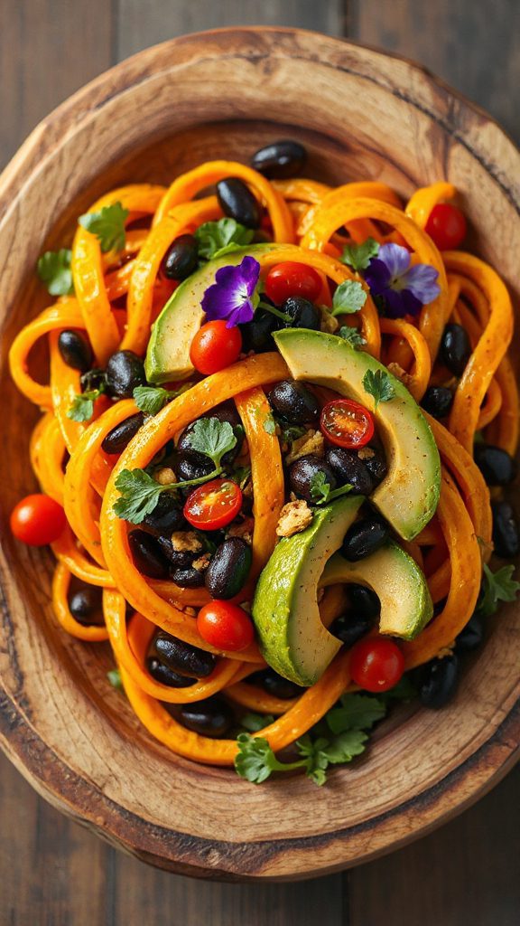 nourishing raw vegan salad