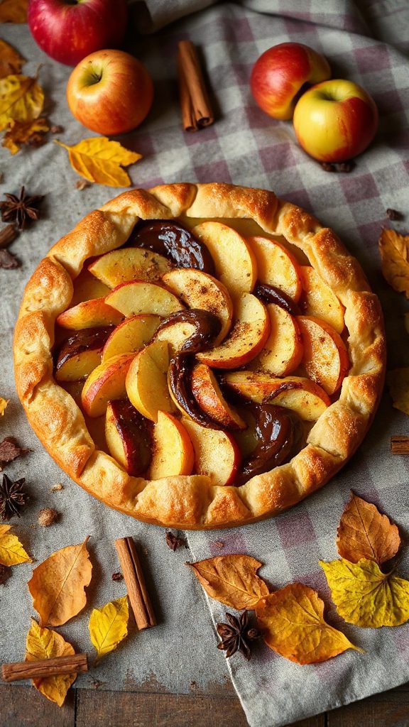nutella apple tart recipe