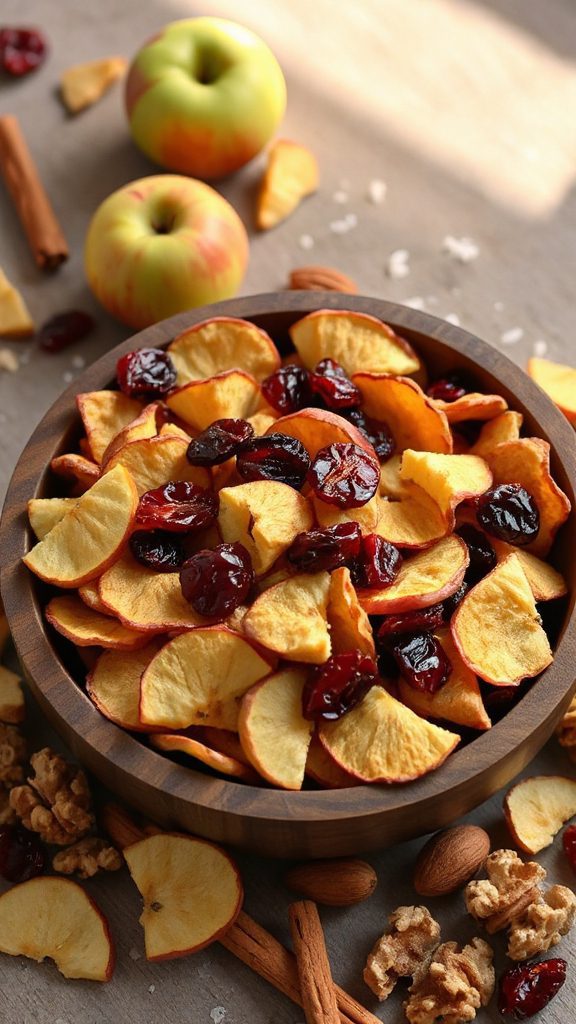 nutritious apple chip mix