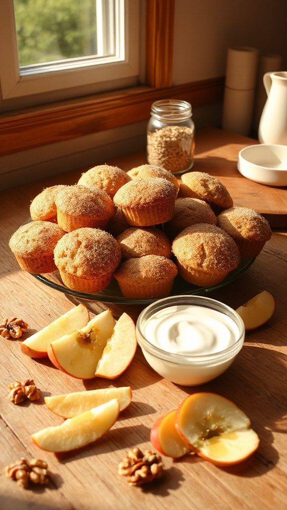 nutritious apple cinnamon muffins