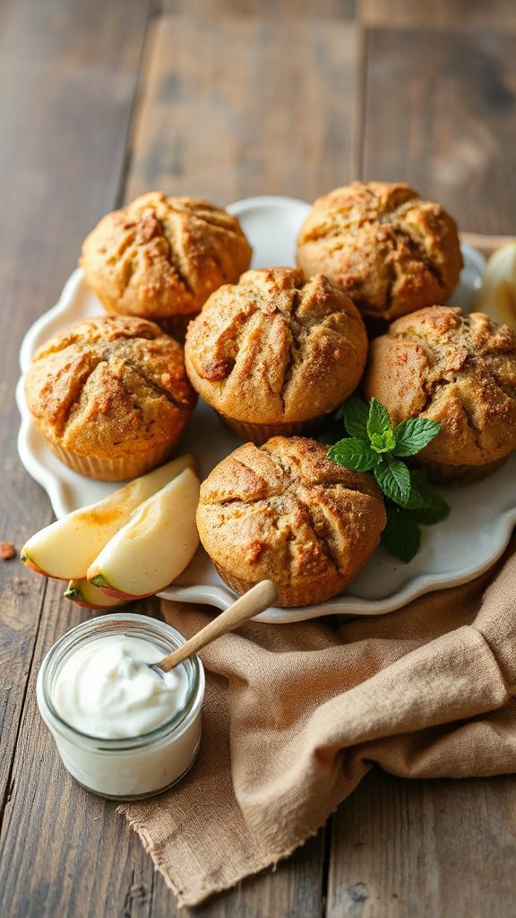 nutritious apple cinnamon muffins