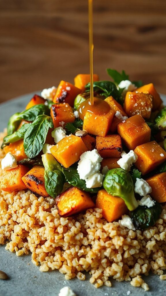 nutritious autumn quinoa salad