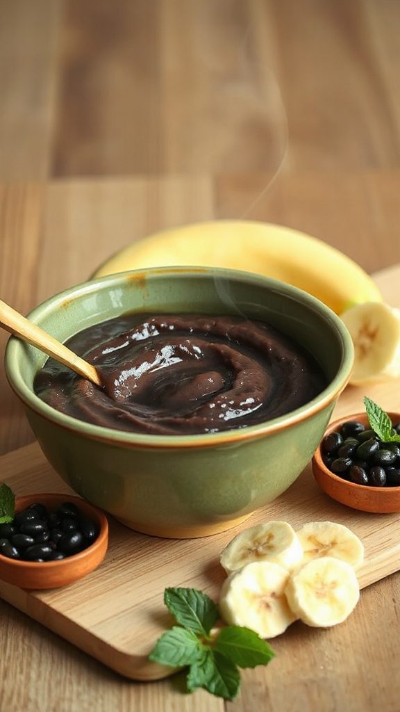nutritious black bean puree