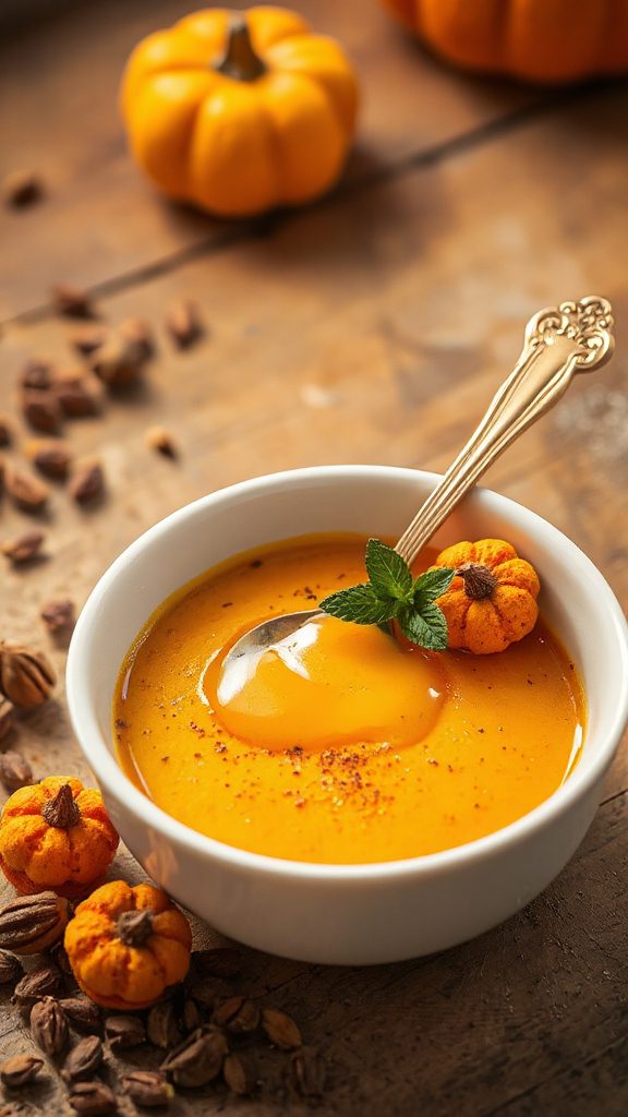nutritious cardamom pumpkin pudding