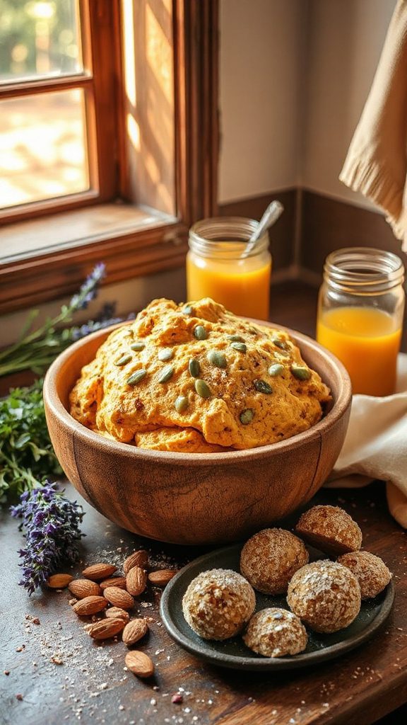 nutritious cauliflower pumpkin bites