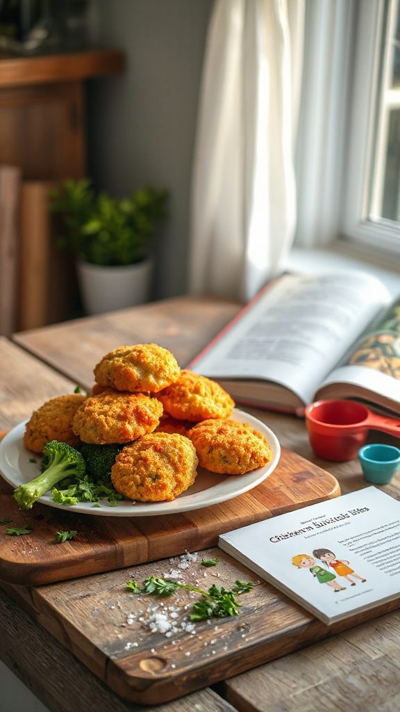 nutritious chicken broccoli bites