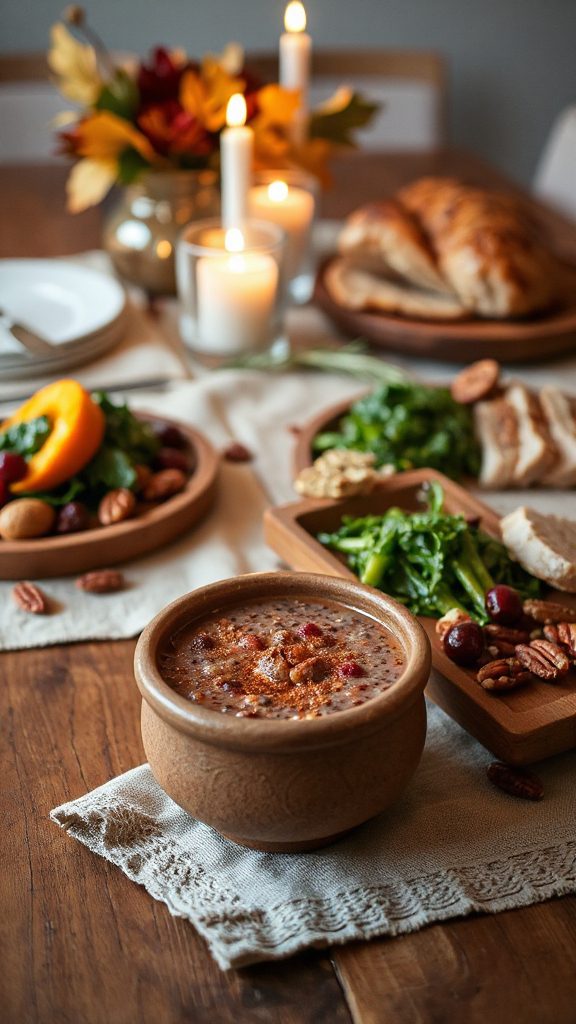 nutritious fall chia pudding