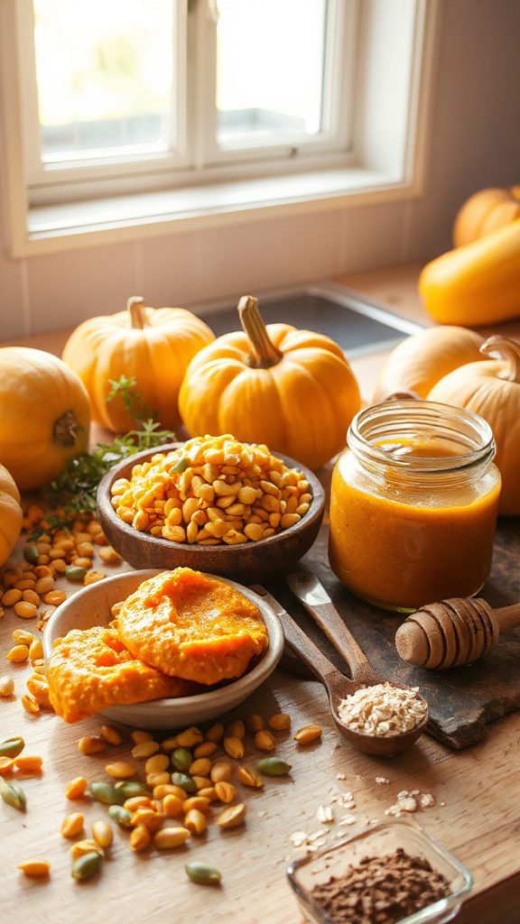 nutritious lentil pumpkin snacks
