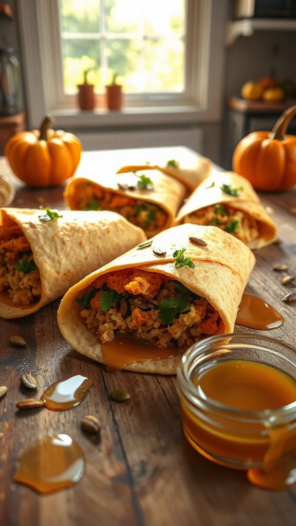 nutritious maple miso wraps