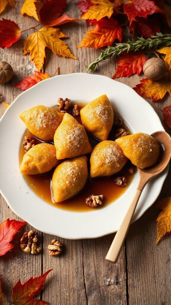 nutritious maple pumpkin dumplings