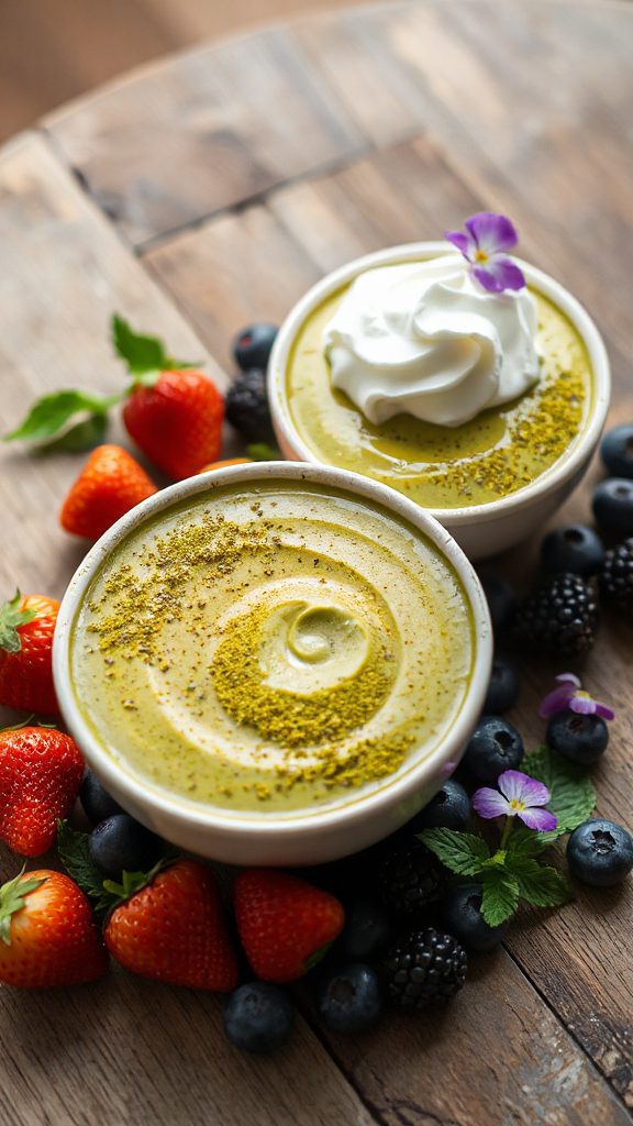 nutritious matcha pumpkin chia pudding