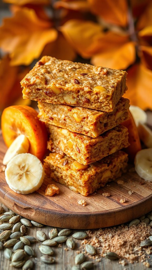 nutritious pumpkin banana bars