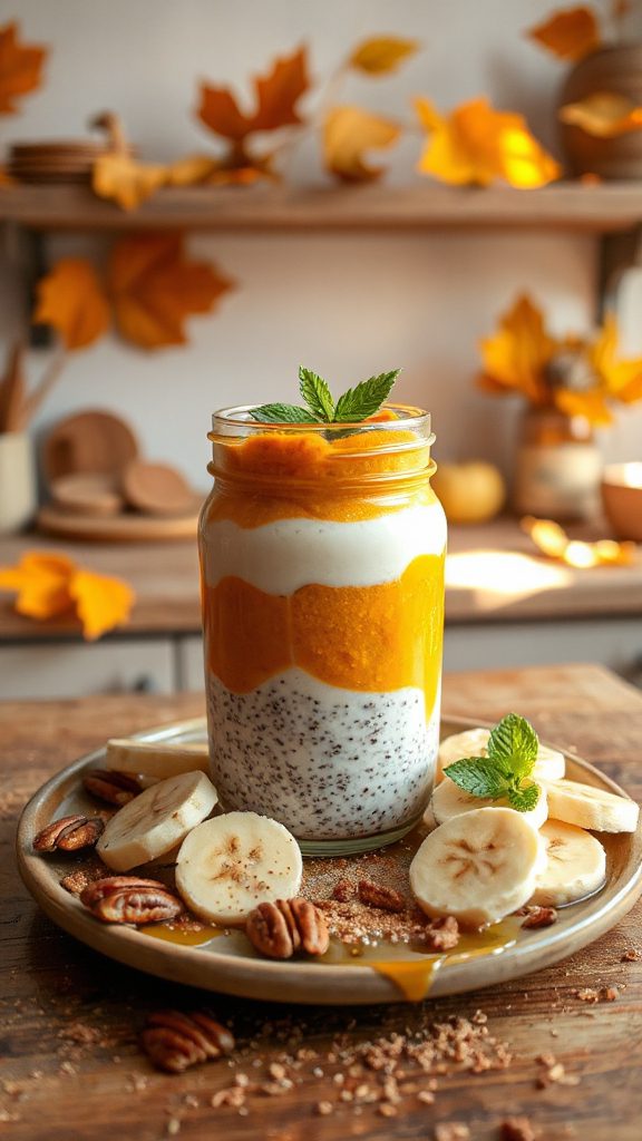 nutritious pumpkin chia pudding