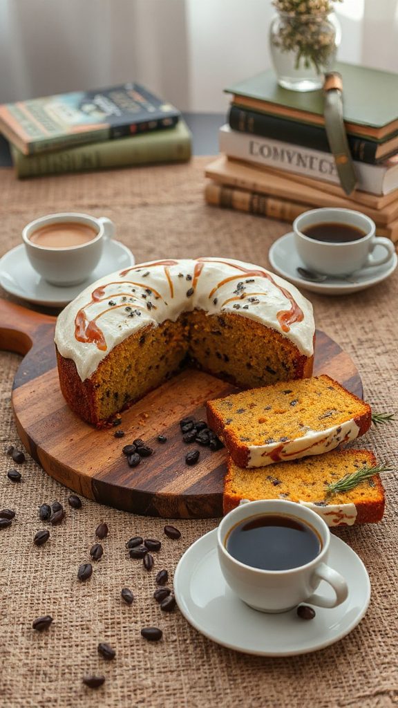 nutritious pumpkin coffee cake