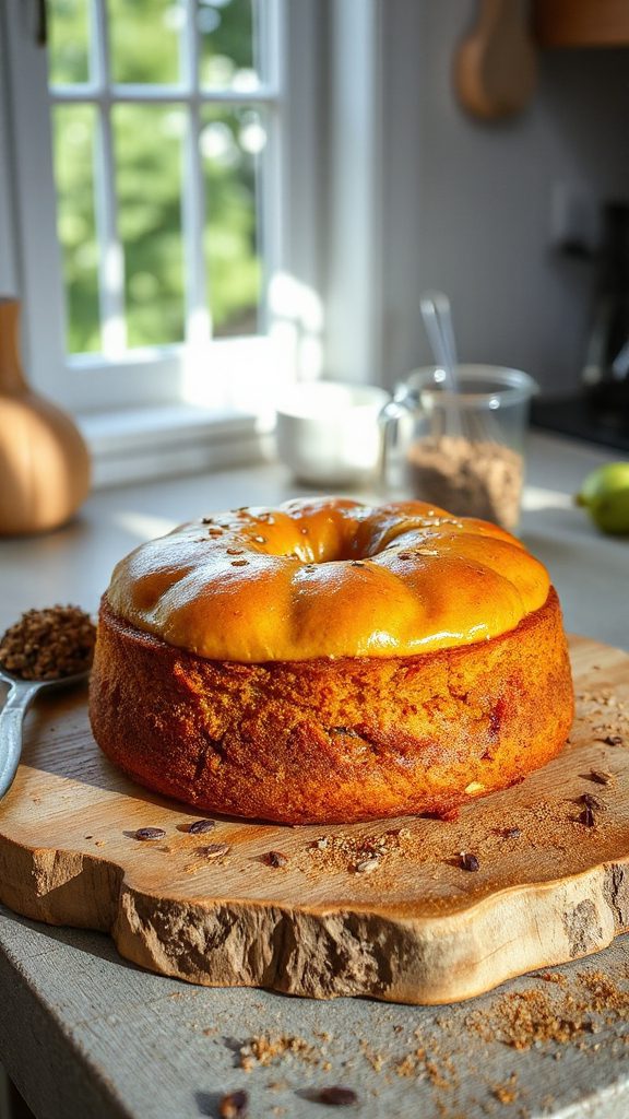 nutritious pumpkin coffee cake