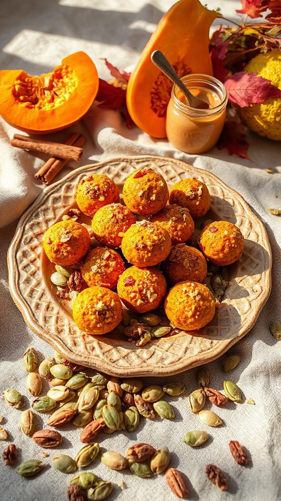 nutritious pumpkin energy bites