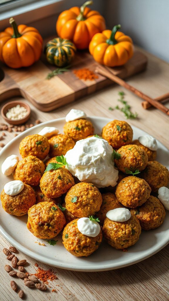 nutritious pumpkin lentil snacks
