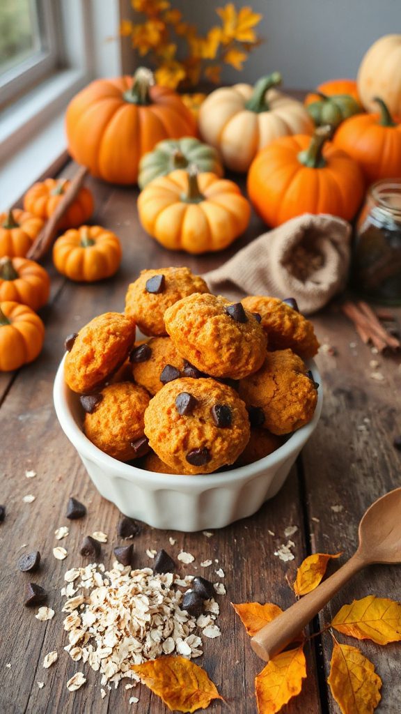 nutritious pumpkin oatmeal bites