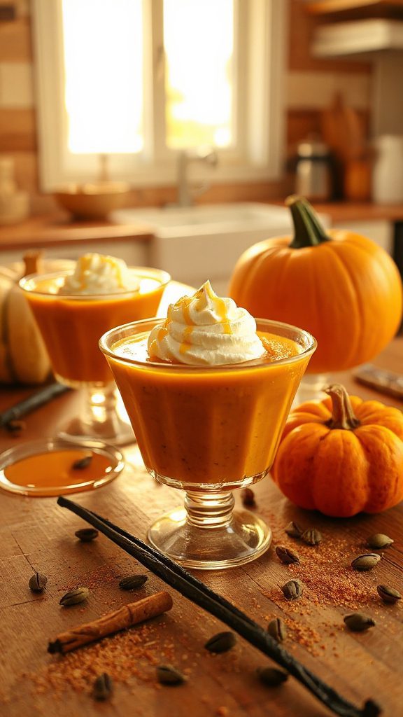 nutritious pumpkin protein dessert