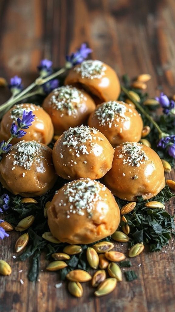nutritious pumpkin seaweed truffles