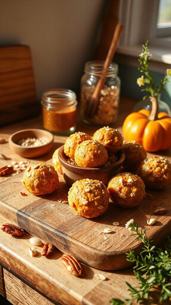 nutritious pumpkin spice bites