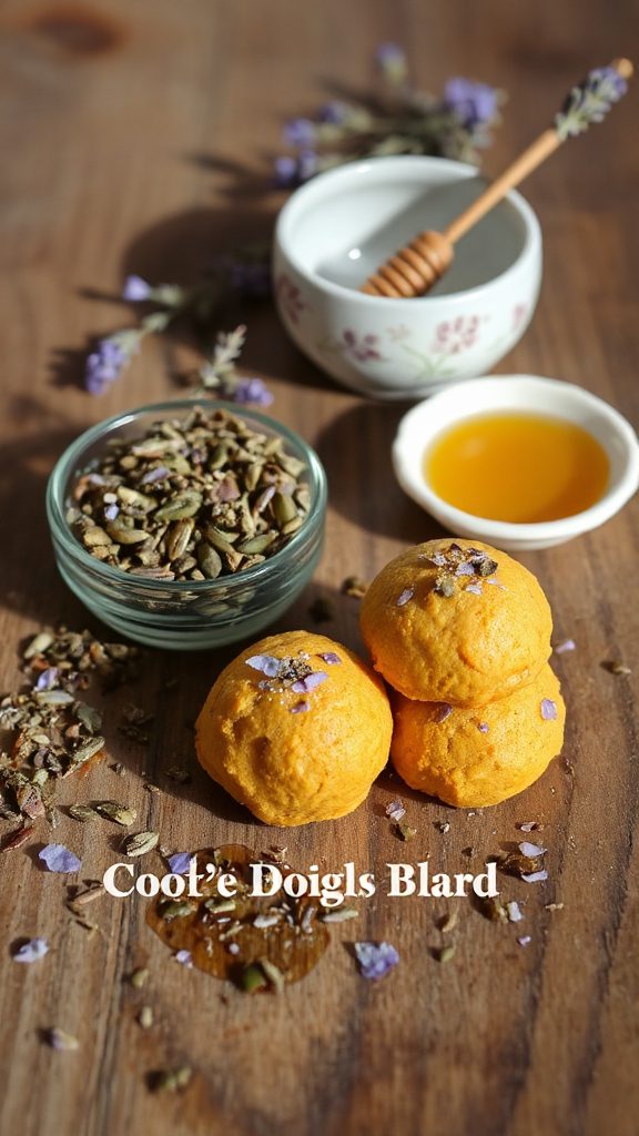 nutritious seaweed lavender cookies