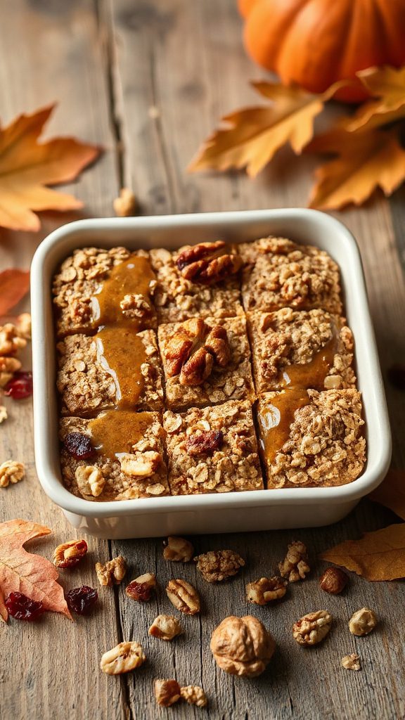 nutty maple granola bars